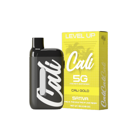 Cali Gold THCA Pre-Heat Disposable 5G – Level Up